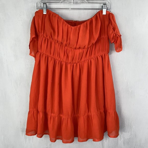 Lovers + Friends Carson Mini Dress in Blood Orange - Picture 2 of 5